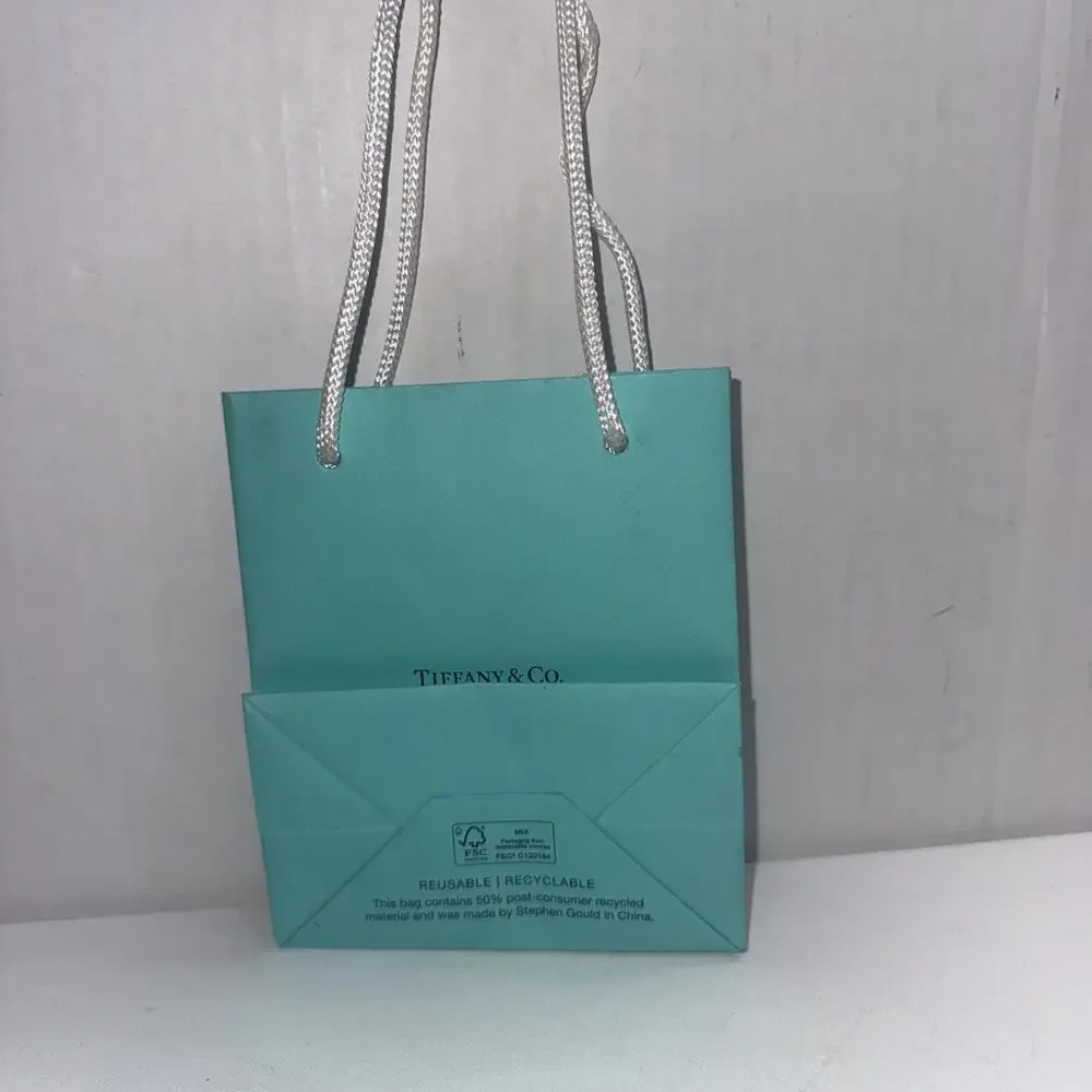 Tiffany & Co. Small Blue‎ Paper Shopping Gift Bag
